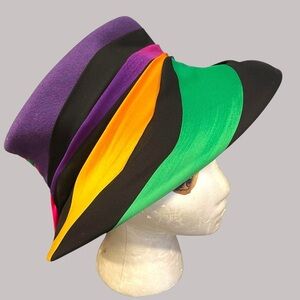 Chapeau Creations Ruth Kropveld Furfelt Vintage Hat Kentucky Derby